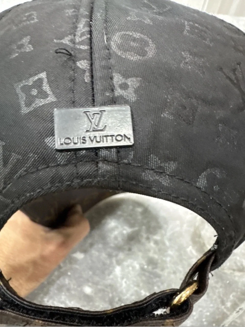 Louis Vuitton LV Monogram Get Ready Baseball Cap Hat Black  And Brown 2 Tone - Picture 10 of 12